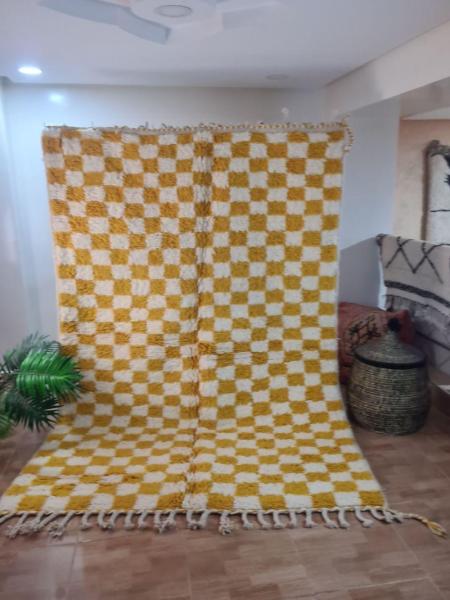 White Nihay Marokkaans handgemaakt tapijt